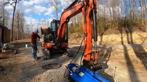 how to operate mini excavator sewer line|MINI EXCAVATOR DIGGING UTILITIES // INSTALLING SEWER .